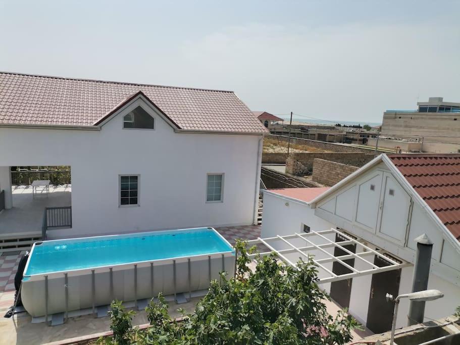 Villa A White House Close To Sea Breeze With Sauna & Pool à Nardaran Extérieur photo